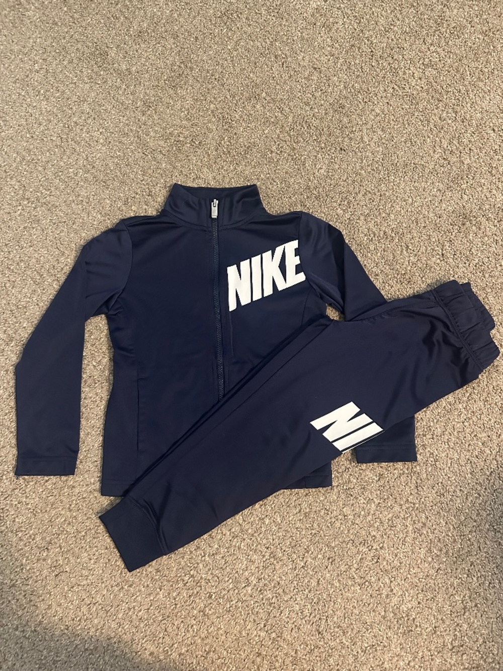 Youth Size 5 Nike Navy Blue Track Suit